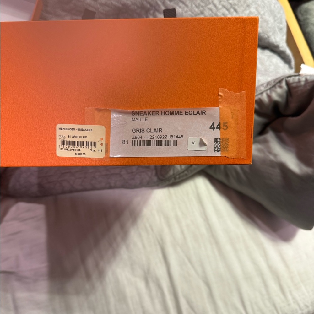 Hermes Gris Clair Sneakers